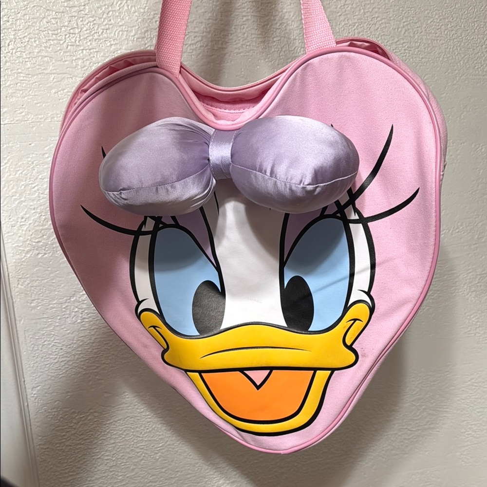Daisy Duck Big Face Canvas Tote.